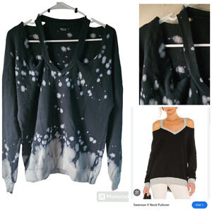 NWT Michael Lauren Swanson V Neck sweatshirt